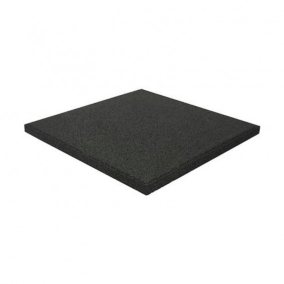 Baldosa de Caucho Antitrauma Artplast 400x400x25mm Negra