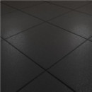 Baldosa de Caucho Antitrauma Artplast 400x400x25mm Negra