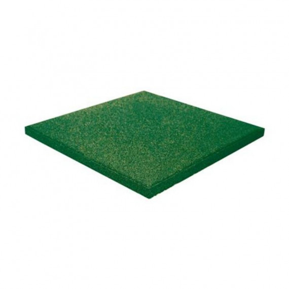 Baldosa de Caucho Antitrauma Artplast Verde 400x400x25mm