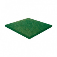 Baldosa de Caucho Antitrauma Artplast Verde 400x400x25mm
