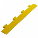 Remate de Pavimento ARTPLAST con Conectores Macho Amarillo Antideslizante