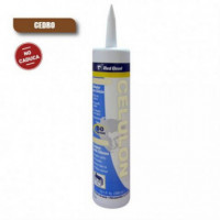 Sellador Celulon RED DEVIL con Silicón, 300ML, Color Cedro