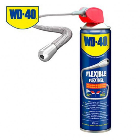 Aceite Lubricante Multiusos Flexible WD-40 con Cánula 400ML  WD40
