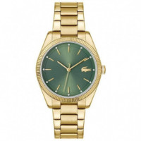 Reloj Dorado E/verde  LACOSTE