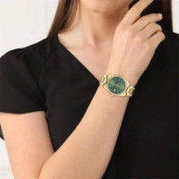 Reloj Dorado E/verde  LACOSTE