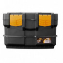 Caja de Herramientas Doble ARTPLAST con Organizadores y Bandeja Extraíble 350X170X230 Mm