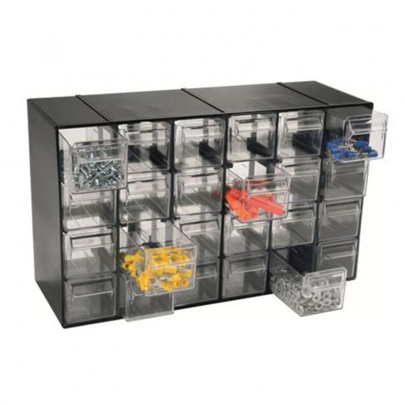 Mueble Organizador Plástico Artplast con 24 Cajones (377x142x228mm)