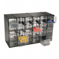 Mueble Organizador Plástico Artplast con 24 Cajones (377x142x228mm)