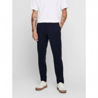 Pantalones ONLY&SONS Mark Tejido Jogger Night Sky