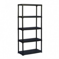 Estantería de Polipropileno Artplast con 5 Baldas (800x400x1760 mm)