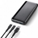 Powerbank NGS QUIZ20 10000MAH 22.5W Usb-a/usb-c Led Black