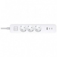 Regleta XIAOMI Power Strip 3 Schukos Usb/usb-c Proteccion 20W 1,4M White