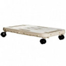 Plataforma Rectangular con Ruedas Artplast 480x290x38mm, Carga 300kg