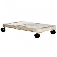 Plataforma Rectangular con Ruedas Artplast 480x290x38mm, Carga 300kg