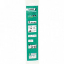 MADER Espada para Motosierra de 10 Pulgadas (25 Cm) - 3/8" 0.050" 40E