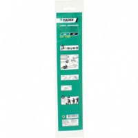 MADER Espada para Motosierra de 10 Pulgadas (25 Cm) - 3/8" 0.050" 40E