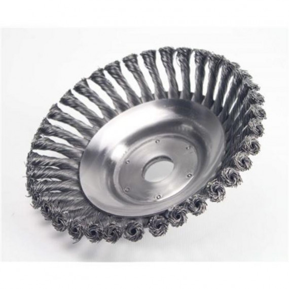 Cepillo de Alambre para Desbrozadora Mader, Diámetro 200MM, Eje 25.4MM  MADER