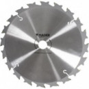 Disco para Desbrozadora MADER de Widia/tungsteno, 20 Dientes Dobles, 255MM