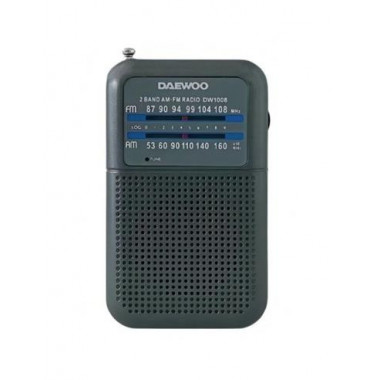 DAEWOO Radio Portatil Analogica Am/fm Gris DW1008