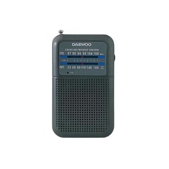 DAEWOO Radio Portatil Analogica Am/fm Gris DW1008