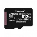 KINGSTON Tarjeta Memoria Micro Sdxc 512GB Class 10 100MB/S Uhs-i