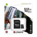 KINGSTON Tarjeta Memoria Micro Sdxc 512GB Class 10 100MB/S Uhs-i