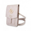 GUESS Bandolera Rosa con Logo GUWBG4GFPI