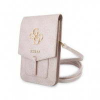 GUESS Bandolera Rosa con Logo GUWBG4GFPI