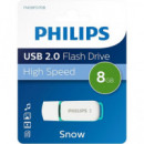 PHILIPS Pendrive 8Gb 2.0 Blanco Snow