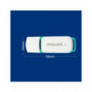 PHILIPS Pendrive 8Gb 2.0 Blanco Snow