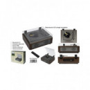 SANYO Mini Reproductor de CD Con Bluetooth TX y RX/Aux/USB/Cd KS142