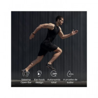 KSIX Auricular BLUETOOTH Open Air Cosmos Negro BTW02N