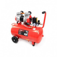 Compresor Silencioso MADER 50L 2.0 Hp Bicilíndrico