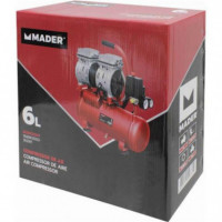 Compresor Silencioso MADER de 6 Litros 0.75 Hp