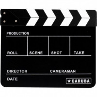 CARUBA Professional Director Clapper Black/bw (whiteboard Marker)