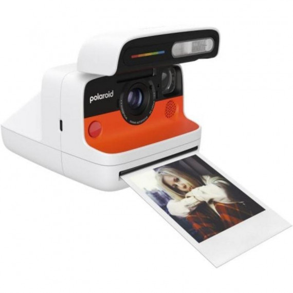Cámara Instantánea POLAROID Flip 79X79MM BLUETOOTH con Flash - Blanca