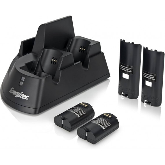 Cargador Energizer 2 para Mandos y Gamepad Wii-u  SHINE STAR S.A