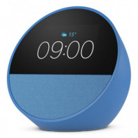 Altavoz y Despertador Inteligente AMAZON Echo Spot Azul con Alexa