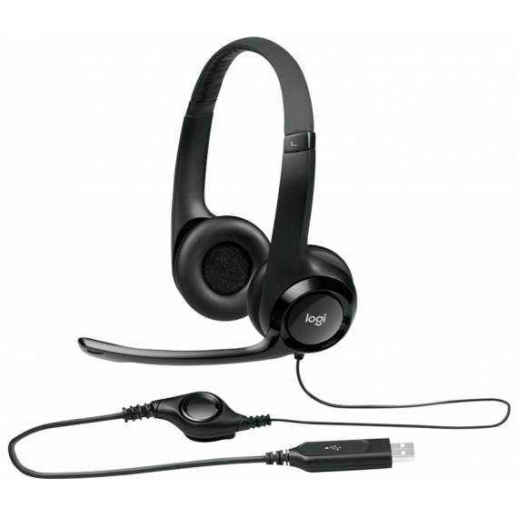 Auriculares LOGITECH Headset H390 USB con Micrófono (p/n: 981-000406)