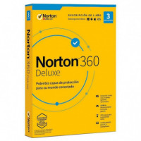 NORTON 360 Deluxe, 1 Usuario, 3 Dispositivos, 1 Año (licencia Electrónica) - 25GB