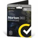 NORTON 360 Advanced 200GB 1 Usuario 10 Dispositivos 1 Año Licencia Electrónica