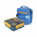 Fiambrera Hermética Quttin de 1100 ml con Funda Térmica