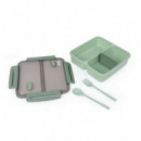 Fiambrera Hermética Quttin de 1100 ml con Funda Térmica