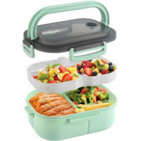 Fiambrera Thermosport con 6 Compartimentos, 1200 ml