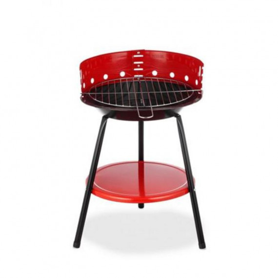 Barbacoa Portátil Redonda Algon de 36 cm para Carbón