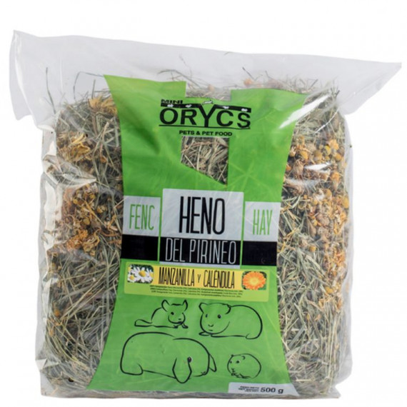 ORYCS Roedor Heno Manzanilla Calendula 500 Gr