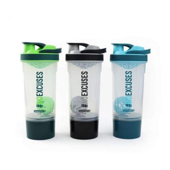 Botella Shaker Bewinner de 700ML con Compartimento para Proteínas