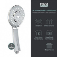 Conjunto de Ducha de 5 Posiciones FONTASTOCK