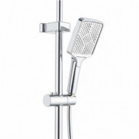 Columna de Ducha con Selector de Botón y Display Cromada FONTASTOCK