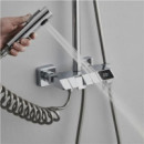 Columna de Ducha con Selector de Botón y Display Cromada FONTASTOCK